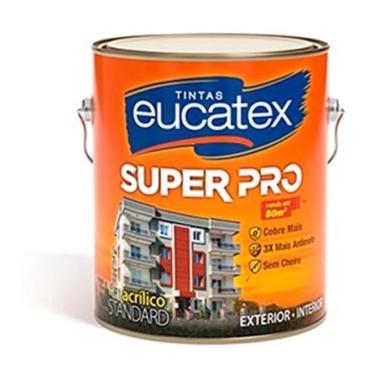 Imagem de Tinta Acrilica Semi Branco Eucatex Parede Latex Cinza Espacial 3,6lt