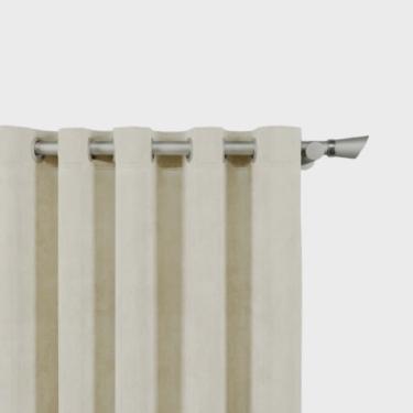 Imagem de Cortina com Toque Macio 400 X 250 Cm Velus Bege