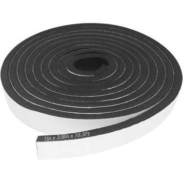 Imagem de Storystore Fita de isolamento de espuma autoadesiva, 2,5 cm x 9,5 cm x 4,5 m para portas e janelas, vedação de porta à prova de som, faixa de clima, tira de vedação de ar condicionado