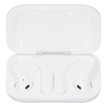 Imagem de Naroote Tradução de Idiomas Fones de Ouvido, Eargone Eargel Hook Headphones Tradução Múltipla Idioma para o Aprendizado de Negócios de Viagens (Branco)