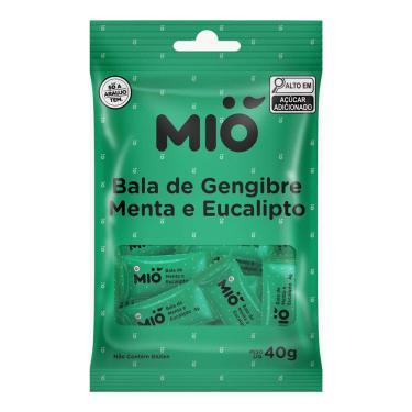 Imagem de Bala de Gengibre Menta e Eucalipto Mió 40g