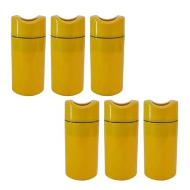 Imagem de Kit 6 Porta Garrafa Térmico 600ml - Camisinha para Cerveja - Isopor para Cerveja | Bar | Restaurante | Lanchonete (Amarelo)