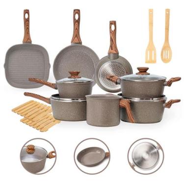 Imagem de Jogo de Panelas Premium 12 Peças Revestimento Cerâmico Antiaderente In