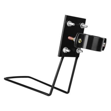 Imagem de Aymzbd Adaptador de Montagem Frontal para Cesta de Bicicleta, Suporte de Cesta de Bicicleta de Metal Fácil de Instalar para Mountain Bikes E Bicicletas Elétr, L Rack 4.7 to 5.4cm