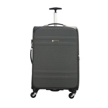 Imagem de Mala Média 23kg Dubai Lansay Grafite Leve e com Expansão