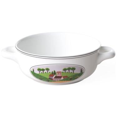 Imagem de Tigela Elegante para Sopa, Tema de Fazenda com Capacidade de 450mL, Material de Porcela...