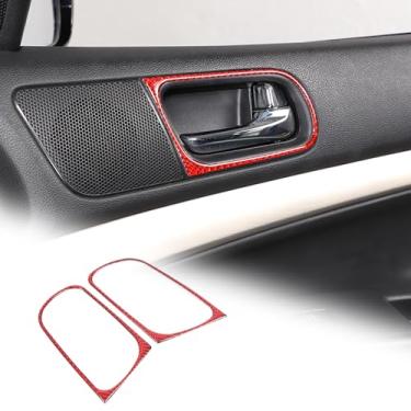Imagem de Aotumcer Compatível com Infiniti G35 2007 2008 / Infiniti G25 2011 2012 / Infiniti G37 2009-2013 Moldura interna da maçaneta da porta