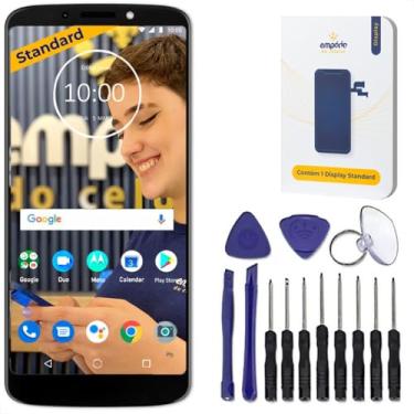 Imagem de Tela Frontal Display Touch Compatível Moto G6 Play Empório Standard Preto