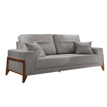 Imagem de Sofá 4 Lugares Living Linho M-130 Martins Cinza
