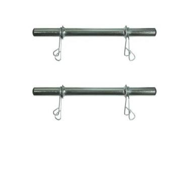 Imagem de Kit Par De Barra Oca 0,40Cm Academia Treino Musculação - Camarx