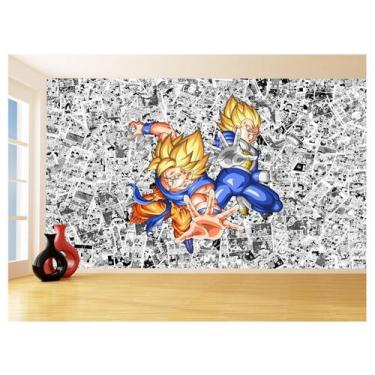 Imagem de Papel De Parede Dragon Ball Goku Página Manga 3,5M Dbz526 - Você Decor