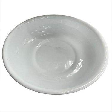 Imagem de Bacia de Ágata 45 cm Branca  Limpeza Energética  Rituais de Umbanda e 