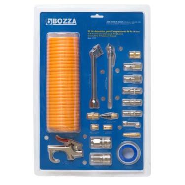 Imagem de Kit borracheiro com 20 pecas e mangueira para ar 1117 BOZZA