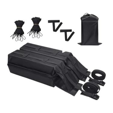 Imagem de Generic Almofadas genéricas macias para bagageiro de teto facilitam a instalação de sistemas de transporte de bagagem. Acessórios automotivos para SUP.