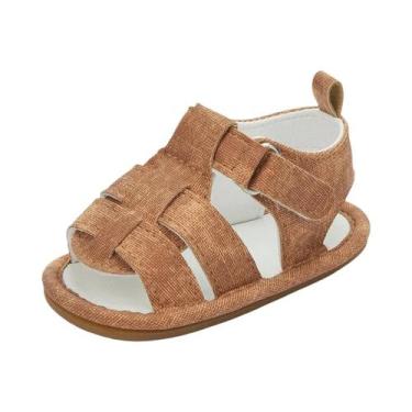 Imagem de Sandálias Antiderrapantes Cinza para Meninos e Crianças Pequenas - Sol