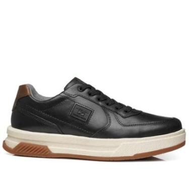 Imagem de Tênis Casual Pegada Masculino em Couro Preto 112704-05-Masculino