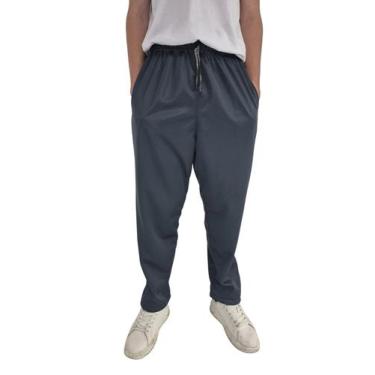 Imagem de Calça Chimpa Masculina Com Bolsos e Elástico Na Cintura - Olv Jeans, C