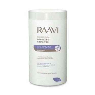 Imagem de Creme De Massagem Para Drenagem Linfatica Raavi 1Kg, 1kg
