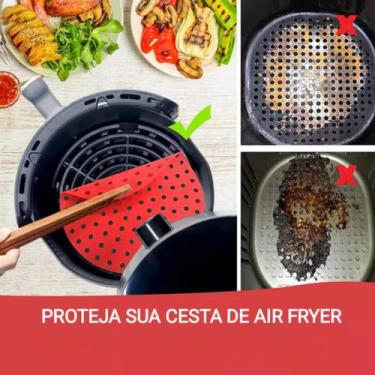 Imagem de Forro Protetor Para Fritadeira Airfryer Redondo 20Cm Philco - CLINK