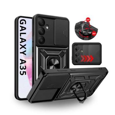Imagem de Capa Capinha Armor Militar Galaxy A35 5g Anti Impacto Proteção Câmera 