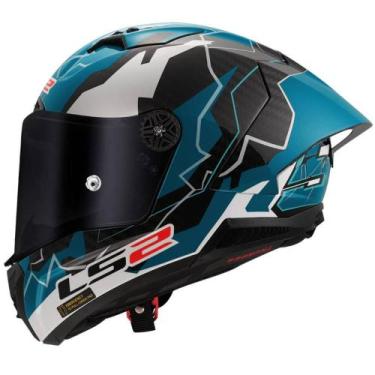 Imagem de Capacete LS2 FF805 Thunder C GP Huertas Réplica, Azul, 58
