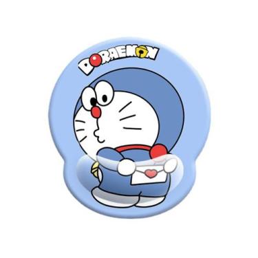 Imagem de Mouse pad com suporte de descanso de pulso Silicone Doraemons Anime - 