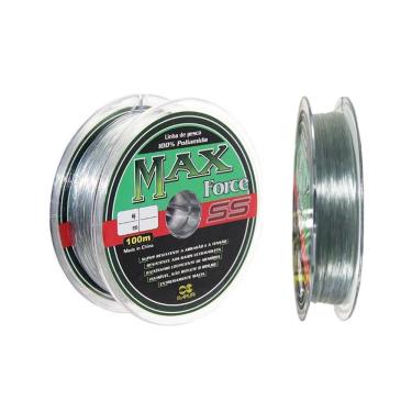 Imagem de Linha de Pesca Monofilamento Maruri Max Force SS Transparente 6.0 0.40mm 100m