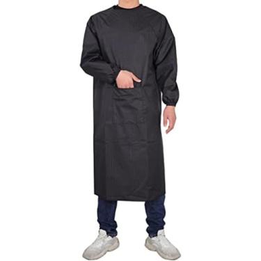 Imagem de Avental À Prova D'água Adulto Resistente À Água E Óleo Avental De Manga Longa, Cozinha Doméstica, Açougue, Avental De Trabalho Em Fábrica De Processamento De Alimentos,A8,120x120cm,Constructive23