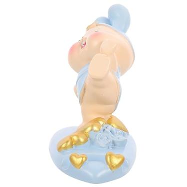 Imagem de OSALADI Suporte De Telefone Coelho Suporte De Mesa Para Celular Suporte De Celular Para Sala De Aula Suporte De Telefone Bonito Suportes De Celular Nórdico Escritório Coelho Kung Fu Resina