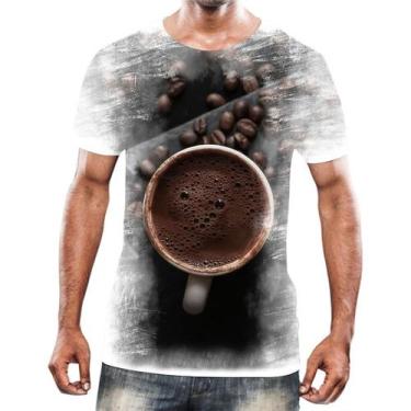 Imagem de Camiseta Camisa Estampas Eu Amo Café Coffee Grãos Arte Hd 8 - Enjoy Sh