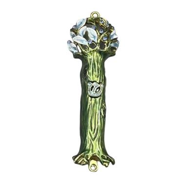 Imagem de Generic Porta mezuzah artesanato messiânico mezuzah fora presente de inauguração decoração de casa, decorativo fácil instalação metal moderno, estilo E