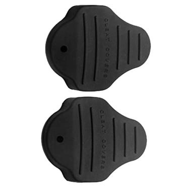 Imagem de 2 peças capa de chuteiras para sapatos de ciclismo adaptador de capa de chuteira de bicicleta antiderrapante fácil instalação e remoção, para LOOK KEO