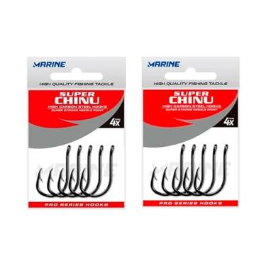 Imagem de Marine Sports, Kit Anzol Pesca Marine Sports Super Chinu Strong Nº 03 2 Cartelas 100 Unidades