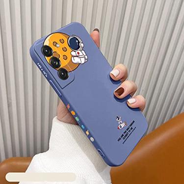 Imagem de Capa para smartphone de astronauta com lado macio de silicone, adequada para Samsung Galaxy S21 S20 FE S10 Note 20 10 Ultra Plus A72 A52 A42 A32 A32 A71 A51 A41 A31 A21S capa anti-queda, lilás cinza1, para A42 5G