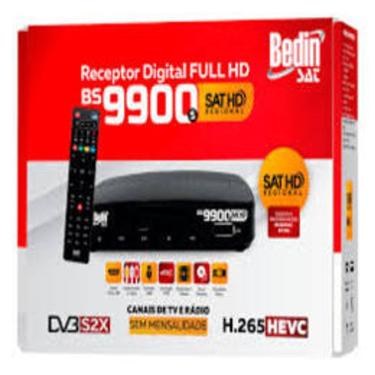 Imagem de Recepitor Digital Parabólica Full HD Bedin Sat BS9900