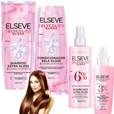 Imagem de Kit Elseve Acidificante Elixir Ultra Gloss Acido Glycolic - L'oreal Pa