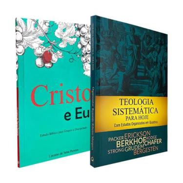 Imagem de Kit 2 Livros  Cristo e Eu - Discipulado + Teologia Sistemática Para Ho
