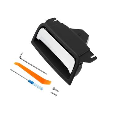 Imagem de VekAuto 1 conjunto 22861304 placa de trava da tampa do apoio de braço do console central para Chevy Silverado1500 2014-2018 para GMC Sierra Yukon tampa do console central trava acessórios automáticos