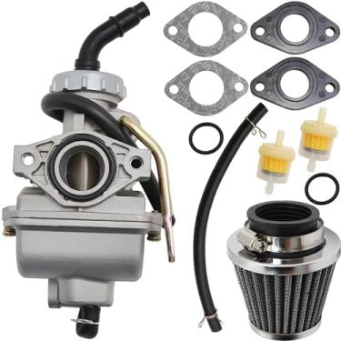 Imagem de Carburador PZ20 para Honda CRF50F CRF80F Kazuma Baja 50cc 70cc 90cc 110cc 125cc filtro de combustível de ar para TaoTao 110B NST SunL chinês Quad 4 tempos ATV 4 rodas Go Kart Dirt Bike