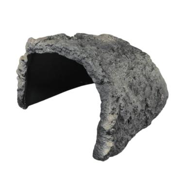 Imagem de Esconderijo de caverna de Rock Hide para répteis, anfíbios e invertebrados (18 cm x 18 cm)