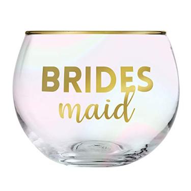 Imagem de Santa Barbara Design Studio Copo de coquetel Sippin' Pretty Wedding Roly Poly, 368 g, dama de honra