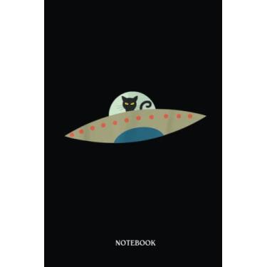 Imagem de Alien Notebook: Alien Cat, Alien Cat For Men And Women| Alien Journal, Lined Journal Ufo, Ufo Journal, Lined Journal Alien, Size 6 X 9", 120 Pages.