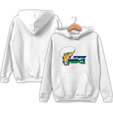 Imagem de Moletom Life Pesca Logo Cores - Várias Cores, Cor branco