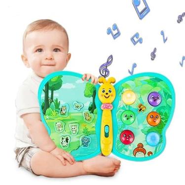 Imagem de Borboleta Musical para bebes com sons interativos  - Queen Shop