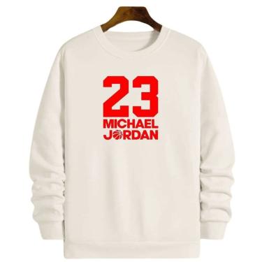 Imagem de Blusa Moletom Gola Basquete 23 Michael MJ Buullss Basketball