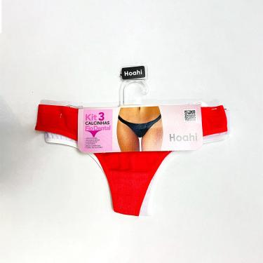 Imagem de KIT 3X1 CALCINHA POLIAMIDA HOAHI PREMIUM FIO DENTAL