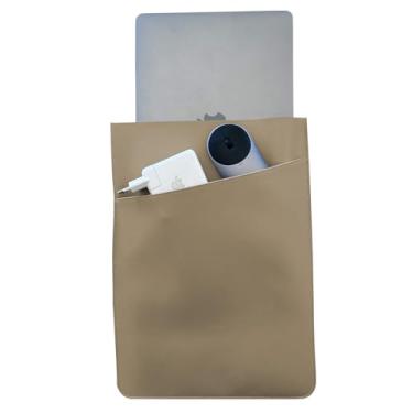 Imagem de Pasta Case para Notebook com Bolso Bege Claro (15 Polegadas)