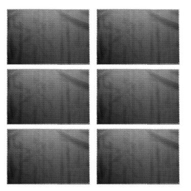 Imagem de Jogo Americano 6 Lugares Preto PVC Antiderrapante Flex Sousplat Retang