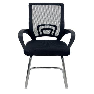 Imagem de Cadeira De Escritório Begonia Oficial Tela Mesh Fixa Preto