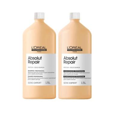 Imagem de Kit Absolut Repair Loreal Shampoo E Condicionador 1,5 Lts